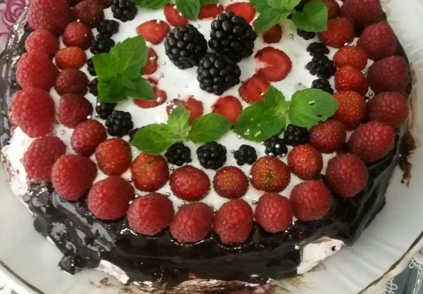 Вкусный ягодный торт рецепт с фото