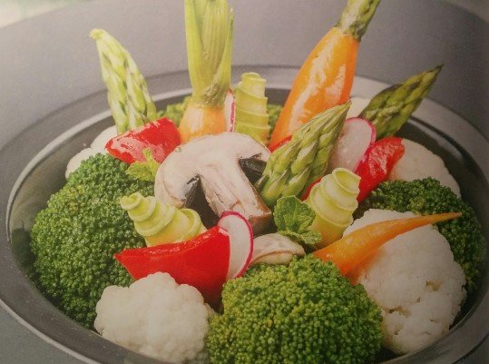 Паровые овощи с соусом от Эктора рецепт с фото
