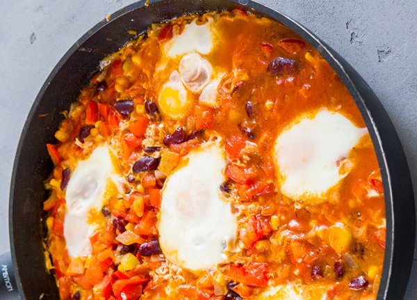 Huevos Rancheros - яйца по-мексикански рецепт с фото