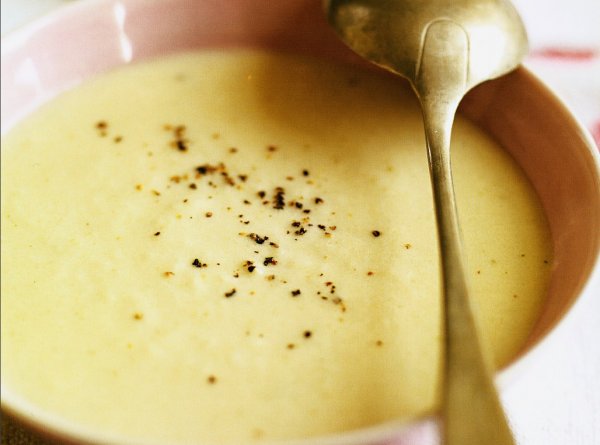 Белый суп из лука рецепт с фото