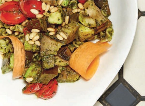 Паста с овощами рецепт с фото