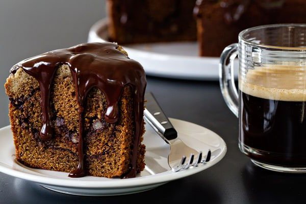 Кофейный кекс с шоколадом рецепт с фото