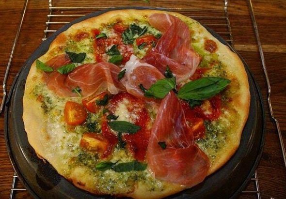 Пицца с помидорами от Юлии Высоцкой рецепт с фото
