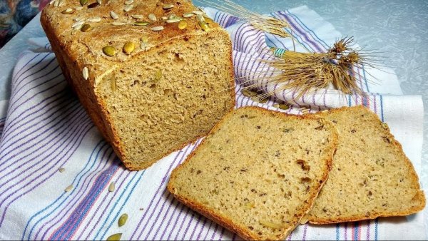 Домашний хлеб с семенами льна рецепт с фото