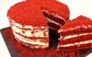 Вкусный торт Красный Бархат Без Духовки